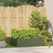 vidaXL - Plantenbak - 100x100x30 - cm - staal - olijfgroen