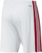 Adidas Squadra 21 Short - Voetbalkleding - Aeroready technologie - Wit - Rood - Maat S