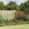 vidaXL - Draadgaashek - met - flens - 1,1x25 - m - groen