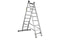 Drabest Combinatie Ladder - 2x 9 Treden - Aluminium - 2,70 m (2 stuks)