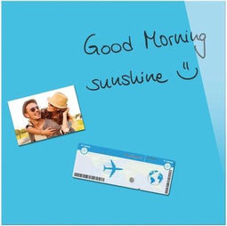 Sigel Be!Board - Glas-magneetbord 45 x 45 cm - Magnetisch met neodym-magneten - Blauw