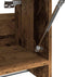 vidaXL - Kledingkast - 70x32,5x35 - cm - bewerkt - hout - oud - houtkleurig