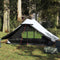 vidaXL - Tent - 2-persoons - waterdicht - verduisterend - stof - wit