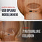 DistinQ Wake-Up Light - Wekkerradio - Dubbele wektijd Slaaphulp USB aansluiting - Houtkleurig
