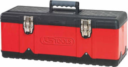 KS Tools 850.0345 - Gereedschapskist - Schokbestendig met afneembaar blad - Zwart/Rood