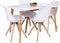 House Nordic Vojens Eettafel - Wit Blad - Houten Poten - 120x70x75 cm - Thuiswerkbureau