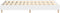 vidaXL - Bedframe - zonder - matras - 120x190 - cm - spaanplaat - wit