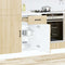 vidaXL - Keuken - onderkast - Kalmar - bewerkt - hout - sonoma - eikenkleurig