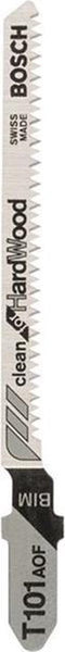 Bosch T 101 AOF - Decoupeerzaagblad - BIM spitsvertand voor hardhout en laminaat (1,5-15 mm) - 83 mm