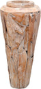 vidaXL - Decoratievaas - 40x100 - cm - massief - teakhout