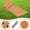 Coast Tuinpad - Antislip - Weerbestendig - Dennenhout - 216 cm