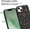 iMoshion Hoesje Geschikt voor iPhone 14 Plus Hoesje Siliconen - iMoshion Design hoesje - Zwart / Stars Sky