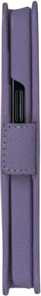 D. Bramante New York - Flip cover - Magneetsluiting en pasjesvakjes - Paars