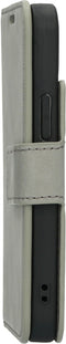 Mobiparts iPhone 13 Mini - Classic Wallet Case - Ruimte voor pasjes - Granite Grey