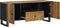 vidaXL - Tv-meubel - 105x33,5x46 - cm - massief - mangohout - en - bewerkt - hout