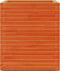 vidaXL - Plantenbak - 60x60x72,5 - cm - massief - grenenhout - wasbruin