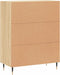 vidaXL - Dressoir - 69,5x34x90 - cm - bewerkt - hout - sonoma - eikenkleurig