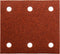 Makita - Voordeelverpakking Schuurvel - 114 x 102 mm - Rood (1 stuk)