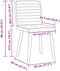 vidaXL - Eetkamerstoelen - 2 - st - stof - lichtgrijs