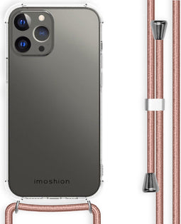 iMoshion Hoesje Geschikt voor iPhone 13 Pro Max Hoesje Met Koord - iMoshion Backcover met koord - Transparant