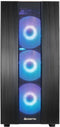 Chieftec Hunter 2 - Midi Tower PC - ATX Micro-ATX Mini-ITX - Gehard glas Zwart