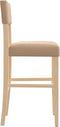 vidaXL - Barstoelen - 2 - st - massief - rubberhout - en - kunstleer