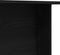 vidaXL - Eettafel - Zwart - Eiken - 110x60x75 - cm - Bewerkt - Hout
