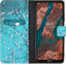 iMoshion Hoesje Geschikt voor Nokia X20 / X10 Hoesje Met Pasjeshouder - iMoshion Design Softcase Bookcase - Blauw / Meerkleurig / Blossom