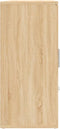vidaXL - Dressoir - 91x29,5x65 - cm - bewerkt - hout - sonoma - eikenkleurig