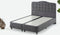 Dreamhouse Marrakech Opberg Boxspring Bed - 140x200 - VELVET ANTRACIET - Met veel Opbergruimte en Inclusief Hoofdbord.