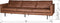 BePureHome Rodeo Bank 3-Zits - Recycle Leer - Cognac - 85x277x86