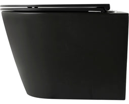 Atlantic Joey - Hangend toilet - Mat zwart - 2 jaar garantie