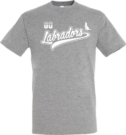 Plenty Gifts T-shirt GO Labradors Grey Melange L