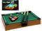 Mini pooltafel/biljarttafel voor op de eettafel 51 x 31 cm - Kinderspellen - Behendigheidsspellen - Biljarten/poolen/snookeren - Biljarttafels/pooltafels klein voor kinderen en volwassenen