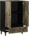 vidaXL - Hoge - kast - 60x33x110 - cm - massief - mangohout