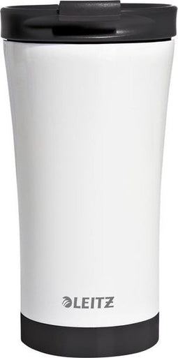 Koffiebeker thermo Leitz WOW zwart - 12 stuks