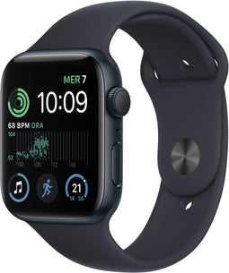 Apple Watch SE (2022) - Smartwatch - GPS - 44mm - Zwart