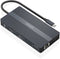 Aisens ASUC-12P017-GR - USB Hub - 4x USB 3.2 Gen1 5Gb/s 2x USB 3.2 Gen1 type-C - Ethernet 100Mbps - DisplayPort