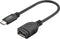 Goobay 55470 - USB-C™ naar USB-A kabel - 3 A opladen 480 Mbit/s - Zwart