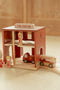 Little Dutch - Houten Brandweerkazerne - Inclusief brandweermannen en accessoires - Rood