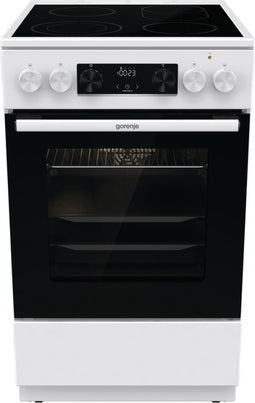 Gorenje GECS5C60WPA - Vrijstaand fornuis - Keramische kookplaat 4 zones - Wit