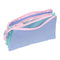 Pennenetui met 3 vakken Munich Mellow Blauw Roze Hemelsblauw 22 x 12 x 3 cm