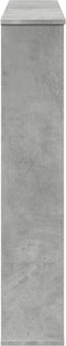 vidaXL - Haardombouw - 100x20x100 - cm - bewerkt - hout - betongrijs