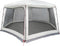 vidaXL - Zwembadtent - met - uitneembare - buiten- - gaaswanden - 670x590 - cm - grijs