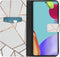 iMoshion Hoesje Geschikt voor Samsung Galaxy A52 (4G) / A52s / A52 (5G) Hoesje Met Pasjeshouder - iMoshion Design Softcase Bookcase - Meerkleurig / White Graphic