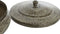 Decoratieve Doos Home ESPRIT Groen Aluminium 42 x 42 x 23 cm