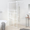 vidaXL - Inloopdouchewand - 115x195 - cm - ESG-glas - wit