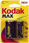 Kodak Max Super C - Alkaline Batterij LR14 - 1.5V - 2 stuks