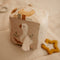 Little Dutch - Activiteitenkubus Newborn Naturals - Zachte stoffen en spiegeltje - Wit