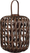 Mica Decorations Lantaarn Helios - 42x42x55 cm - Polyester - Donkerbruin